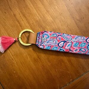 Simply Southern Paisley Keychain with Tassel